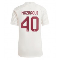 Dres Bayern Munich Noussair Mazraoui #40 Rezervni 2023-24 Kratak Rukav